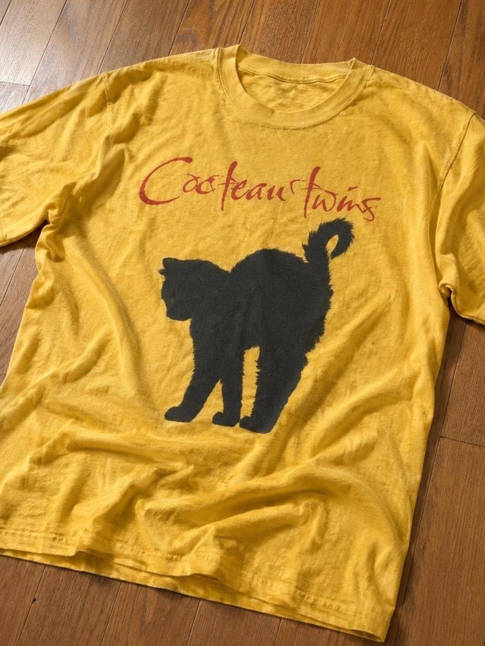 Gildan Yellow CT Cat Graphic Tee